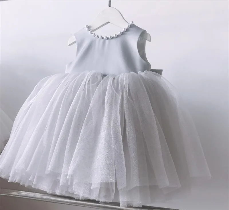 Платье для крещения новорожденных на 1 год платье дня рождения маленьких девочек