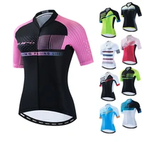 womens cycling jersey 2021 pro team bike jersey anti uv bicycle shirt mtb tops racing sport cycling wear uniform biking jersey