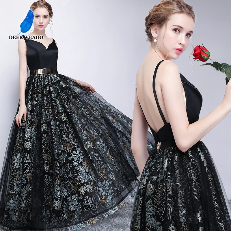 Женское вечернее платье с V образным вырезом|v neck prom dresses|prom dressesprom dress open back |