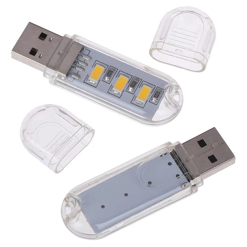 

2 шт., мини-USB светодиодные лампы для книг