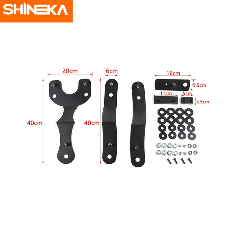 

SHINEKA Car Seat Adjustment Rear Seat Recline Bracket Kit For Ford F150 RAPTOR 2015+ 4-Door Truck Accessories