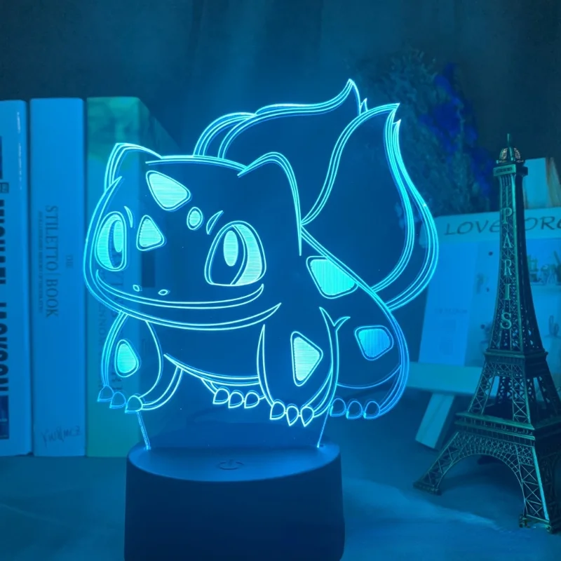 Покемон аниме фигурка Gengar наступление Гастли 3D иллюзия ночник лампа Takara Tomy