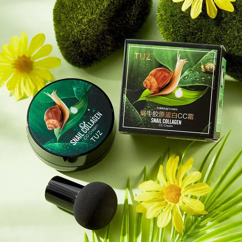 С улиточным коллагеном сыворотка основа Подушка CC крем BB консилер контроль