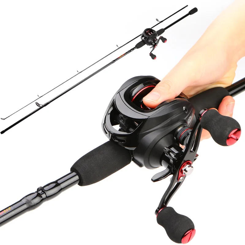 Fishing Enthusiast Set Package Carbon ROD Drop Wheel Ultra Light Boat Lure Pole with Reel Wheel Rock Casting Jigging Rods Tackle enlarge