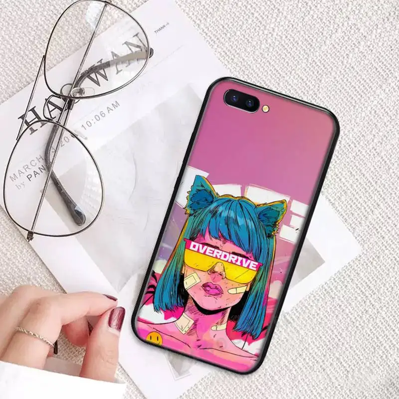 

Sexy girl cool pink cartoon Phone Case For OPPO R9 R11 R15 R17 RENO Realme S PLUS Normal 2z 3 5 C2 pro