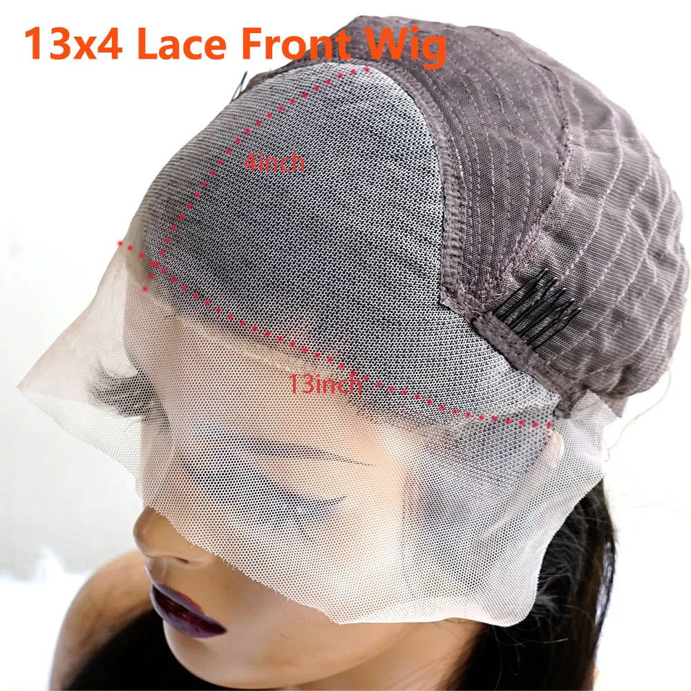 Бордовый 99J кудрявый HD прозрачный кружевной передний искусственный 13x4 красный