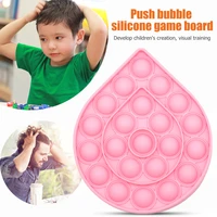 children fun pressure reduction toy push bubble sensory toy for autism special needs water drop