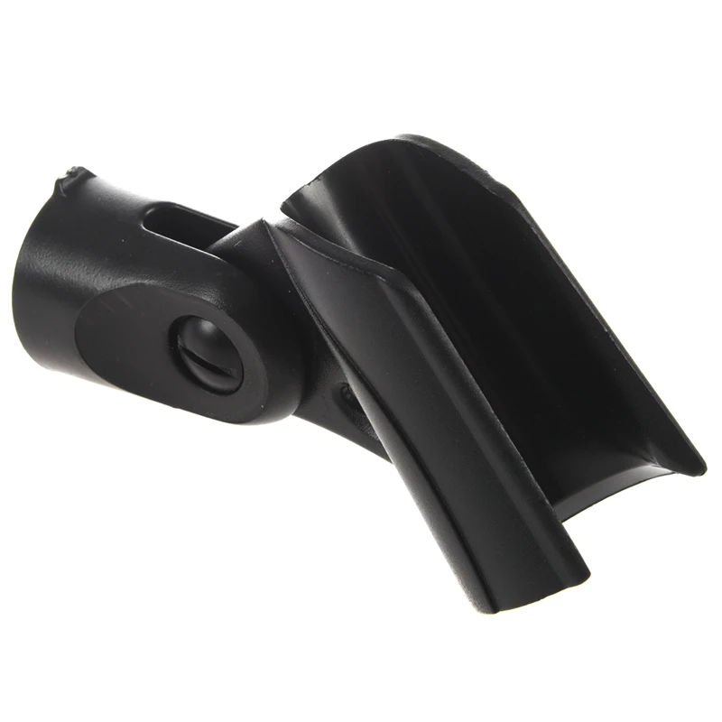

Universal Microphone Clip Holder with 5/8 Inch Male to 3/8 Inch Female Nut Adapters Black