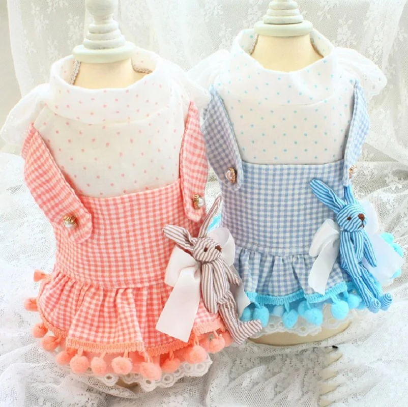 Бесплатная доставка очаровательное платье ручной работы для домашних животных