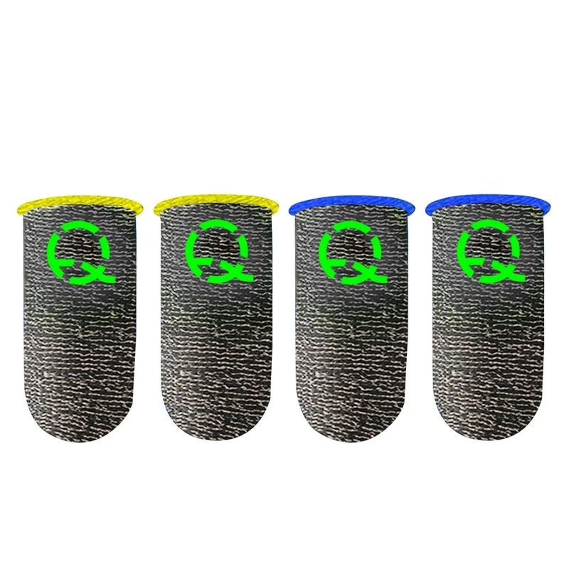 

1 Pair Breathable Game Controller Finger Cover Sweat Proof Gaming Thumb Sleeve Finger Thumb Sleeve Gloves