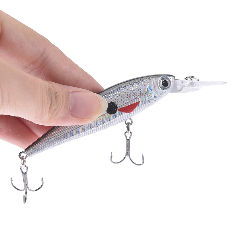 

9.4g/10cm Fishing Lures Baits Floating Bass Crankbaits Popper Hard Lures Hook 4#