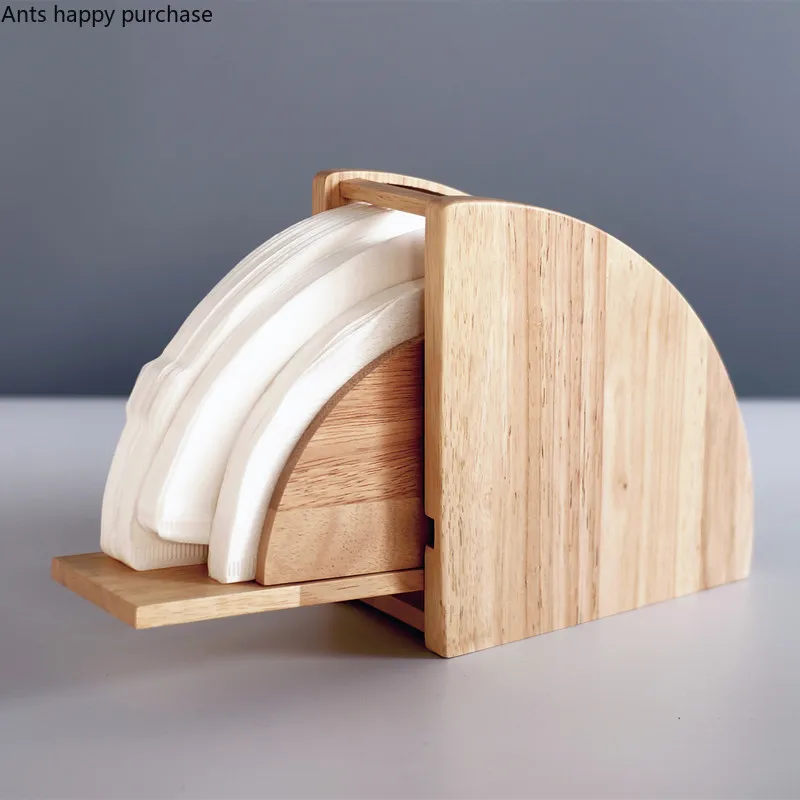 Деревянная настольная отделочная коробка Резиновая деревянная стойка для