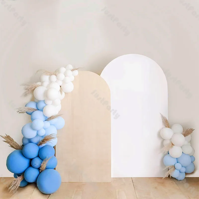 

87 шт. Двойной синий шар гирлянда комплект свадебные украшения день рождения декор детский душ праздничные атрибуты матовый белый шар арка