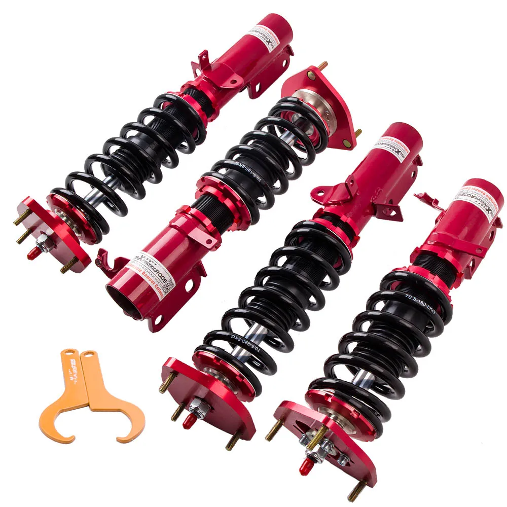 Adj. Амортизационные стойки Coilover для Toyota Corolla E90 E100 E110 AE92 AE10 AE100 AE101 AE111 1988-1999 - купить