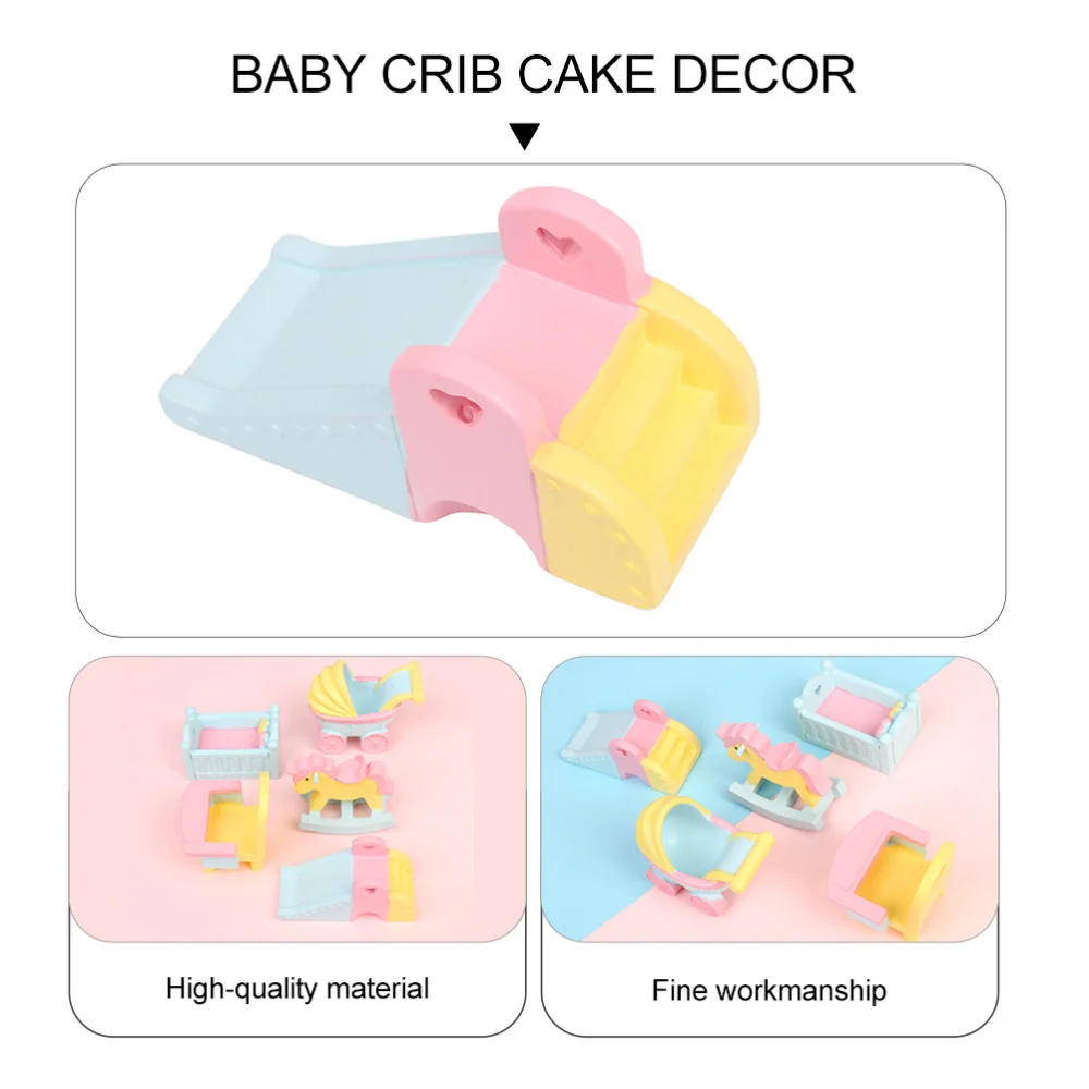 

Mini Slide Resin Decoration Baby Birthday Party Layout Decor