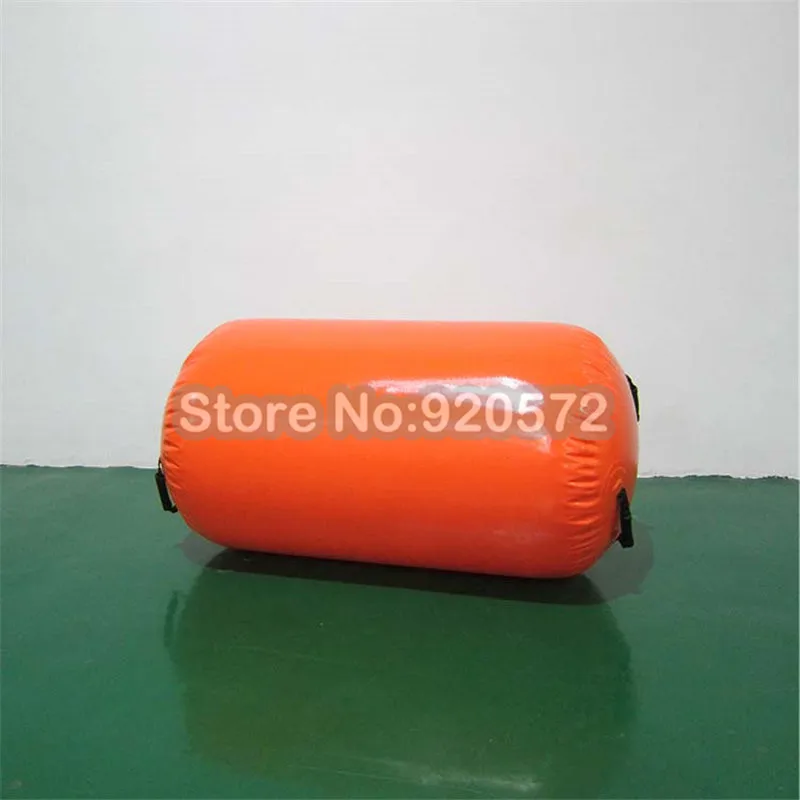 orange 100x60 см ручной работы Розовые надувные бочки надувной валик для упражнений для дома издание - Цвет: orange