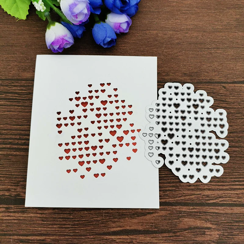 Металлические штампы Love heart для скрапбукинга металлические режущие рукоделия