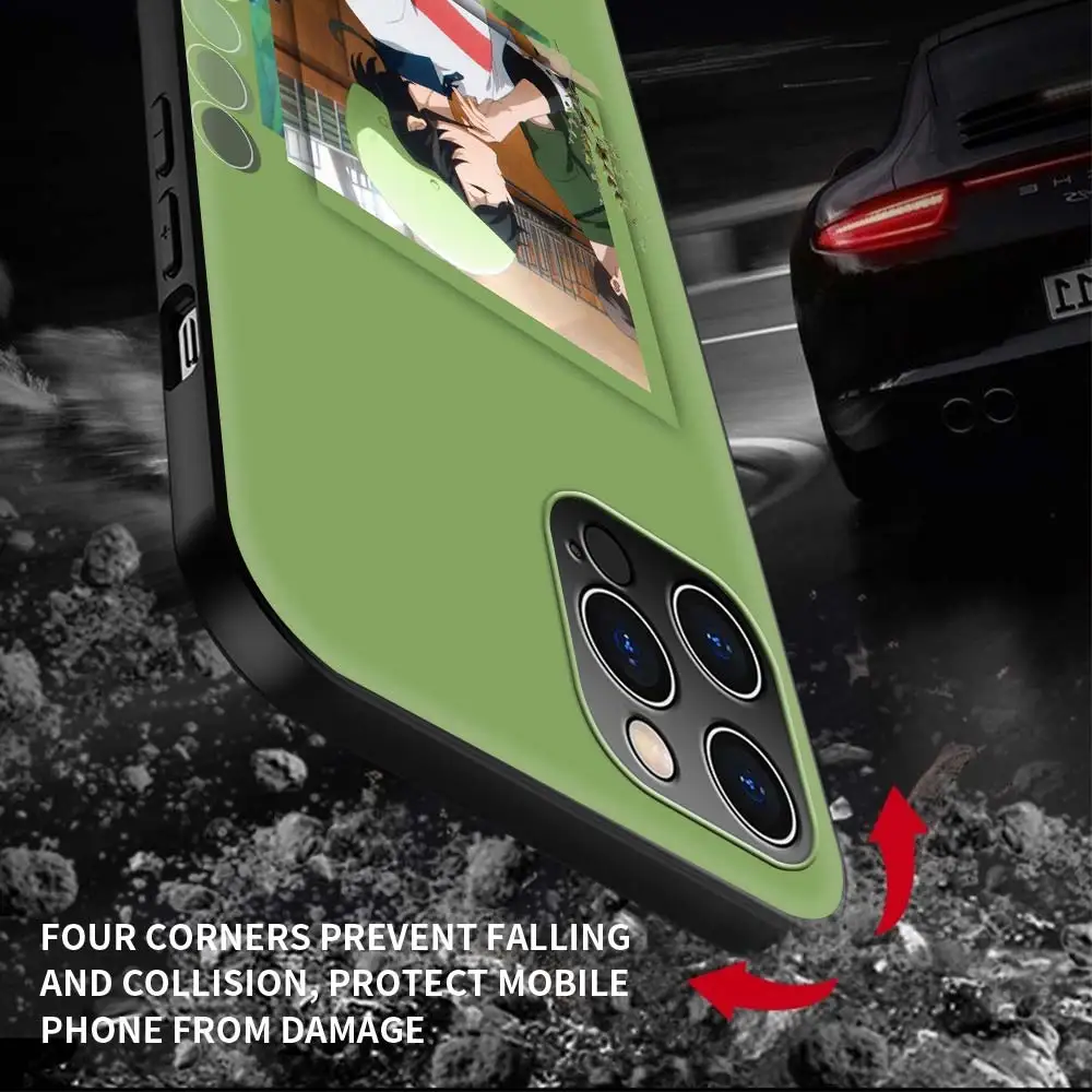 

For iPhone 11 12 Pro Max Soft Shell For iPhone 12 Mini 7 8 Plus XR XS Max X SE Phone Case Back Cover SK8 the Infinity REKI Anime