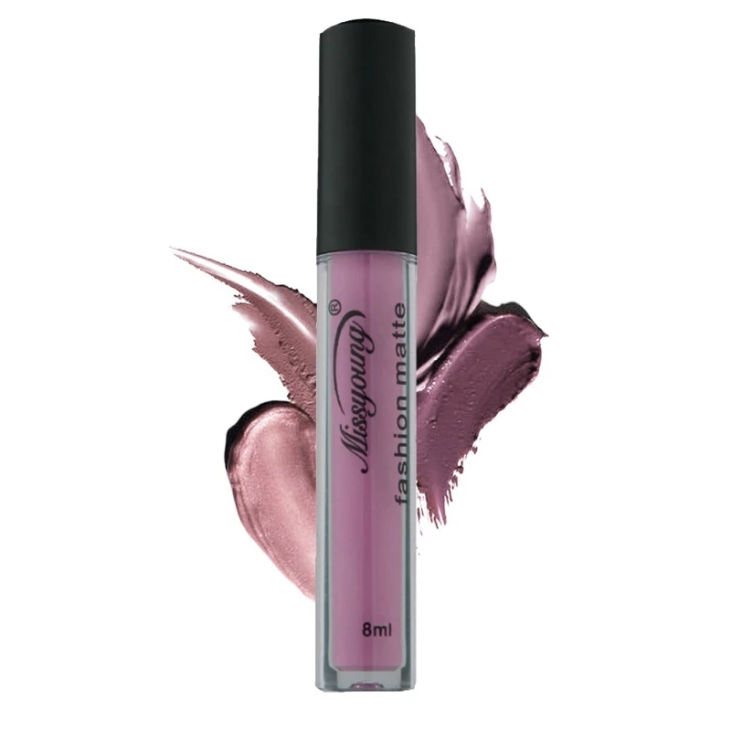 6 цветов стойкая водостойкая матовая коричневая темно красная жидкая губная