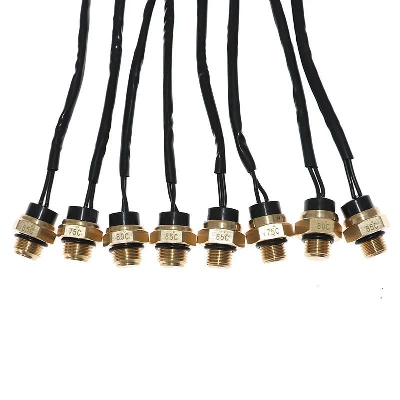 

M14/M16*1.5mm Motorcycle Electric Radiator Coolant Fan Water Temperature Thermostat Switch Temp Sensor for 200 250 400 450 bike
