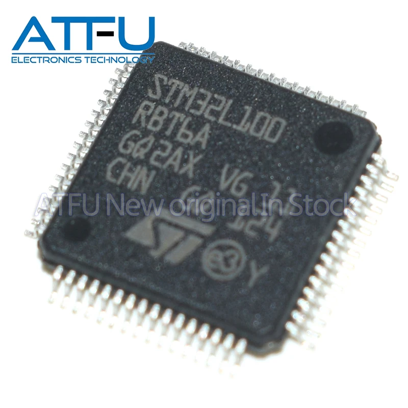 

STM32L100RBT6A STM32L100RBT6 STM32L100 QFP64 5PCS/LOT