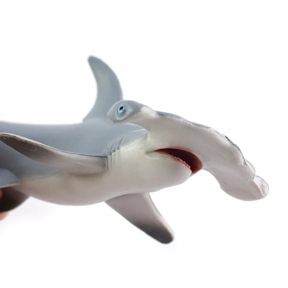 Wiben Sea Life акула-молот Sphyrna Zygaena водных существ игрушечные дикие животные набор