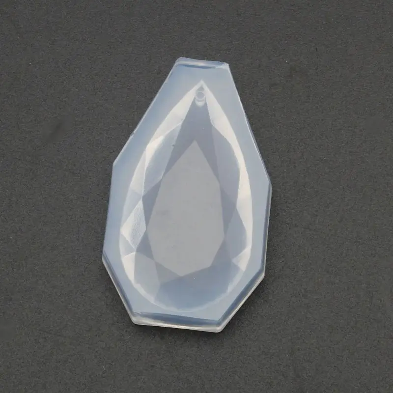 

Water drop pendant mould Faceted Teardrop Pendant Silicone Epoxy Resin Mold Jewelry Making DIY Craft Tools