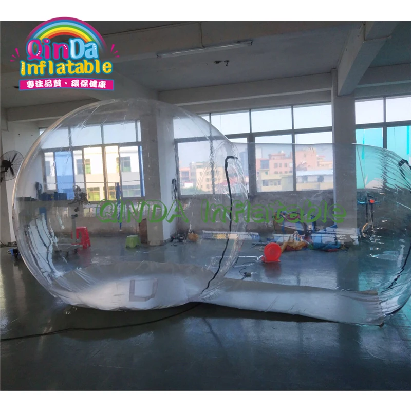 Billig Outdoor Kabine Haus Camping Transparent Iglu Kuppel Klar Blase Aufblasbare Hotel Blase Lodge Zelt Für Verkauf