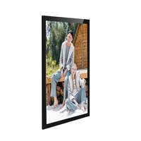 A1 poster frame led aluminum backlit magnetic light box for picture frame advertising display