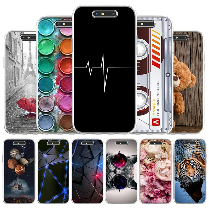 

TPU Case For ZTE Blade V8 Cases Silicon Phone Capas On ZTE V8 ZTE Blade V 8 5.2 inch Cute Pattern Soft Painted Bumper