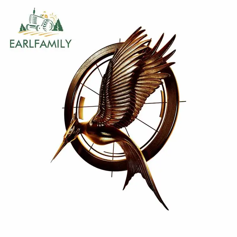 EARLFAMILY 13 см x 9 6 для Mockingjay The Hunger Games логотип наклейка виниловый материал Сделай Сам