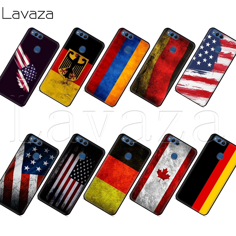 Чехол Lavaza с немецким флагом для Honor Mate 30 Nova 4E 5T V20 9X P20 Y9 5i P Smart Z Prime Plus Lite Pro|Бамперы| |
