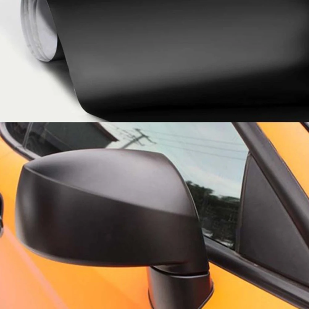 

Accessories Dashboard Cuttable Decor Car Body Film Computer Interior Exterior Matte Black Wrap PVC Self Adhesive Window 50cmx5m