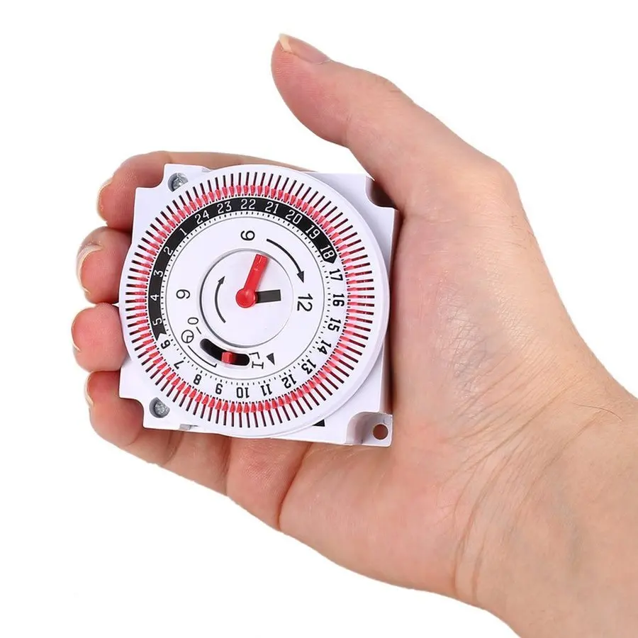 Mechanical Timer Switch 15min 24h Circular Countdown Energy Saving Industrial On/Off Controller AC250V 3800Watts | Обустройство дома