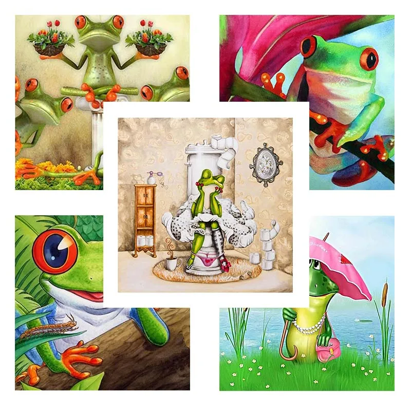 

Diamond Painting 5D Diamonds DIY Animal Cross Stitch Full Square Round Drill Embroidery Colorful Handmade Home Room Wall Decor