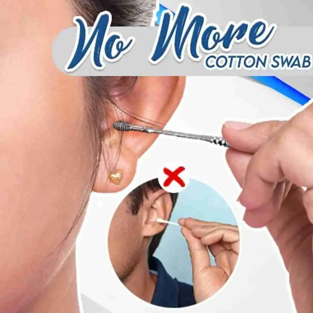 

1pcs Portable Steel Ear Pick Ear Wax Remover Spring Earpick Ear Cleaner Ear Care Cleaning Tools