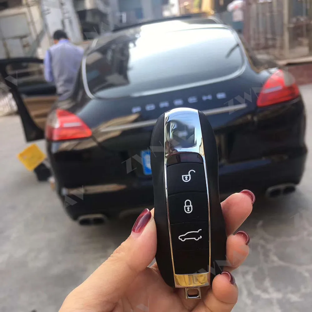 

Android, Apple App connection Auto One Click Start Smart Car Key For Porsche paramera Inductive Automatic Lock&Unlocking