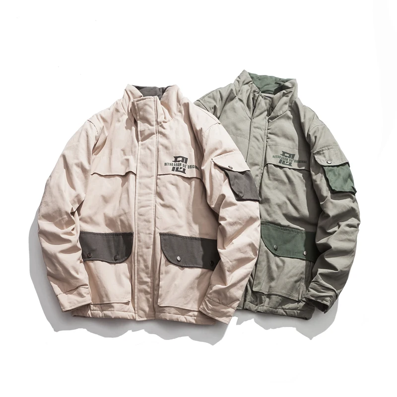 Новинка 2019 зимние мужские куртки утепленные парки Мужское пальто уличная одежда