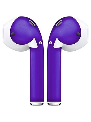 Purple Защитная пленка для Apple AirPods, защитная пленка, наклейка для AirPods, беспроводные наушники, гарнитура, пленка - Цвет: Purple