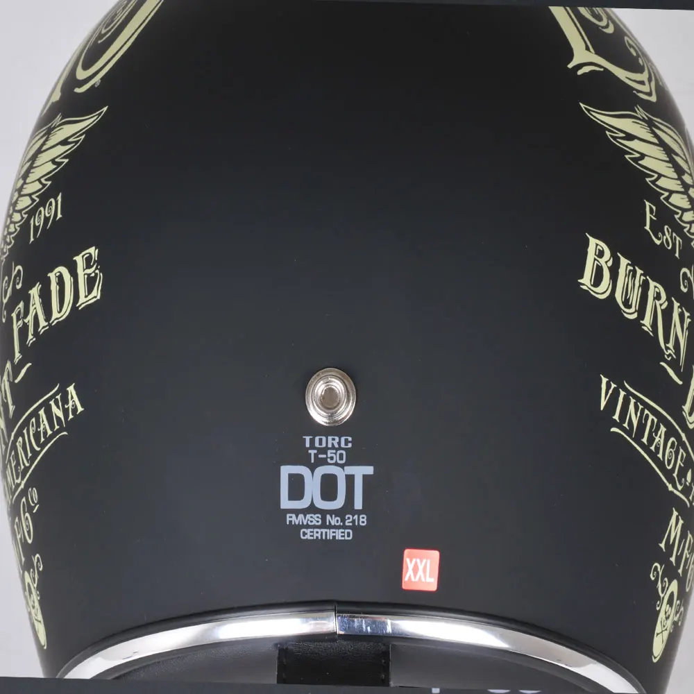 TORC мотоциклетный шлем Ретро полулицевой скутер руля Винтаж 3/4 открытый лицо кафе