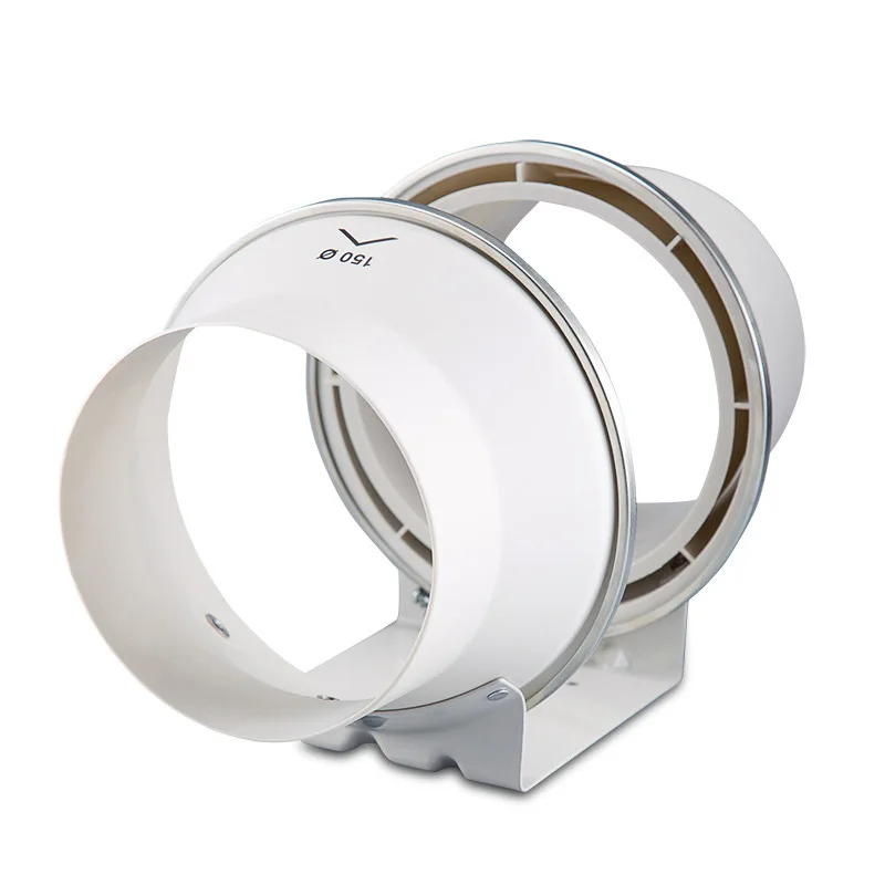 Вентилятор для воздуховодов 6 дюймов встроенный вытяжной вентилятор смешанного