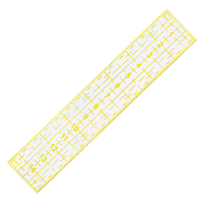 1 Pcs 3 *15cm Sewing Patchwork Ruler 3mm Thick Transparent Foot Handmade Diy Essential Dedicated Tools | Дом и сад