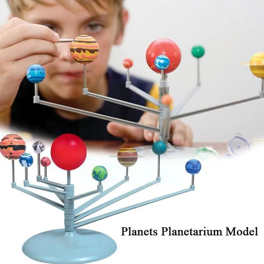 

Solar System Nine Planets Planetarium Model Kit Astronomy Gift DIY Project Sale Science Education For Child Early Worldwide J5C2