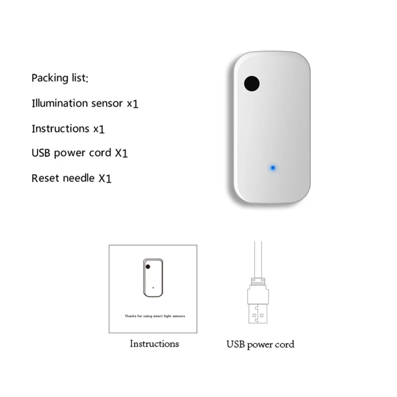 Zemismart Tuya WiFi Light Sensor Smart Life App Illumination | Электроника