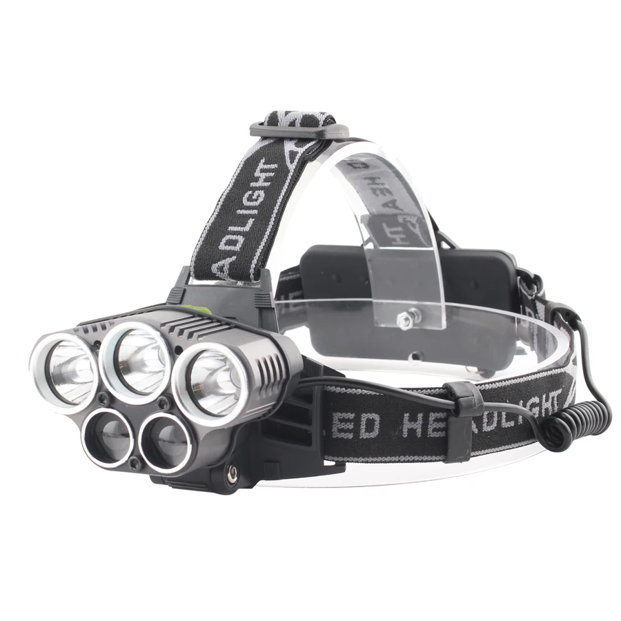 18650 налобный фонарь светодиодный Водонепроницаемая передняя фара лампы Micro USB