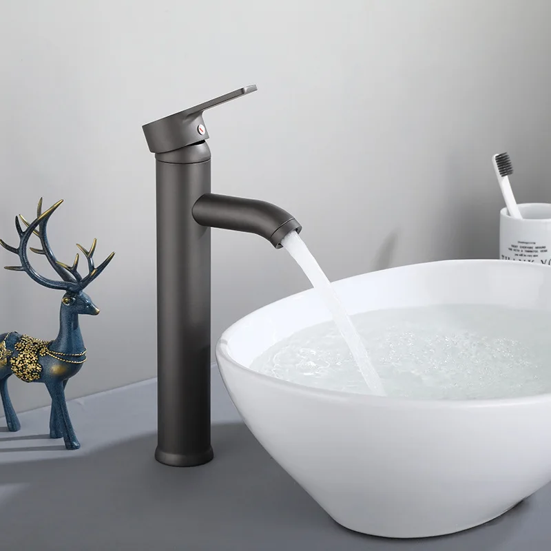 Смеситель для ванной комнаты Полярный пистолет серая раковина смеситель из