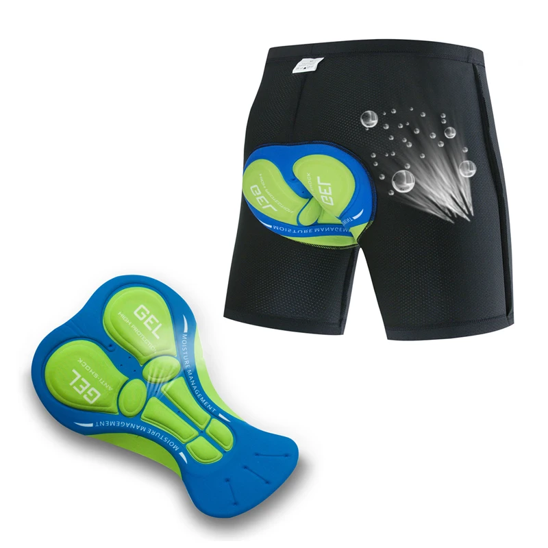 New Cycling Shorts Upgrade 5D Gel Pad Cycling Underwear Pro Shockproof Cycling Underpant Bicycle Shorts Bike Underwear
