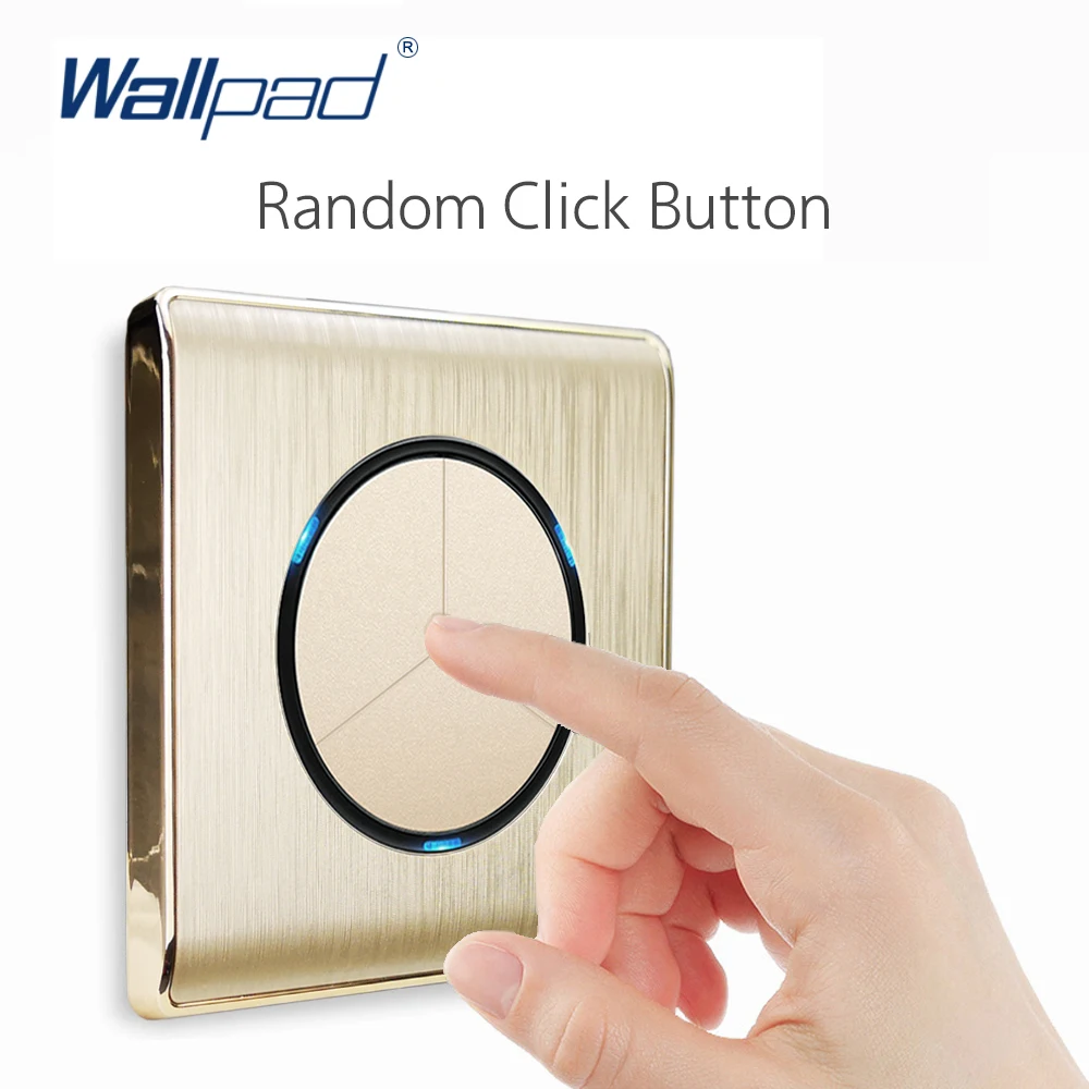 Настенный светильник Wallpad 2020 настенный выключатель светодиодный золотой