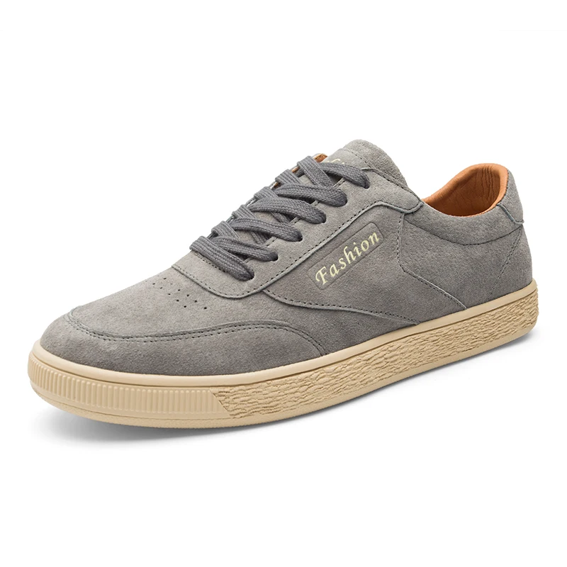 

New Genuine Leather Casual Shoes Men Suede Oxfords Men Breathable Flats Shoe Hot Sale Moccasins Shoes Fashion Sneakers