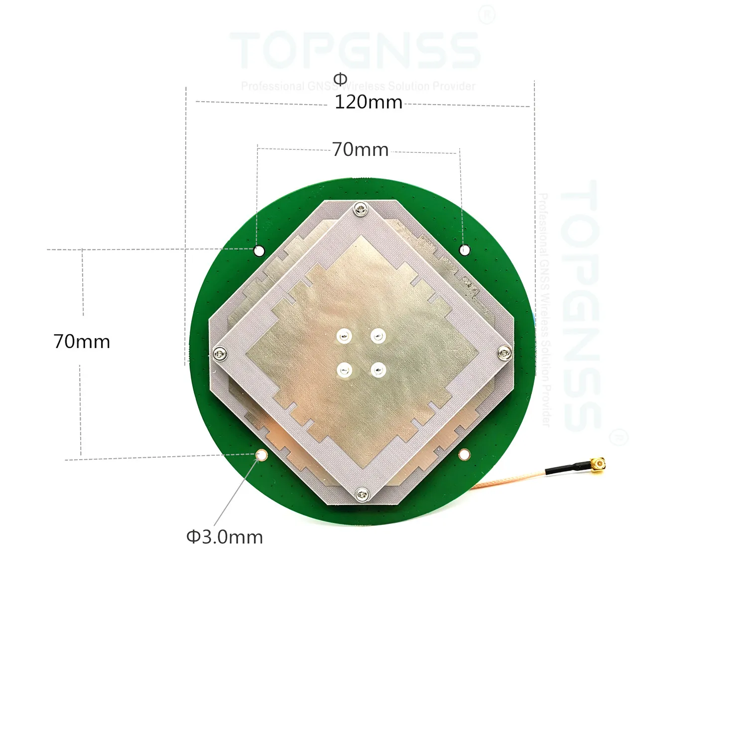 Встроенная измерительная антенна GNSS для телефона UAV UGV GPS GLONASS высокоточная съемка
